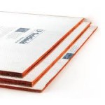 "Oriented Strand Board with Radiant Barrier"