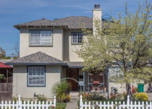 House with composite shingle roof