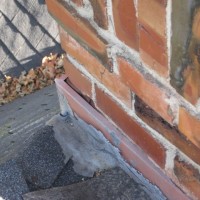 counter-flashing not sealed