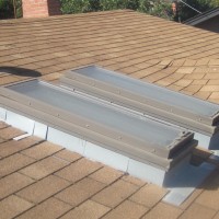 improper step flashings at skylight